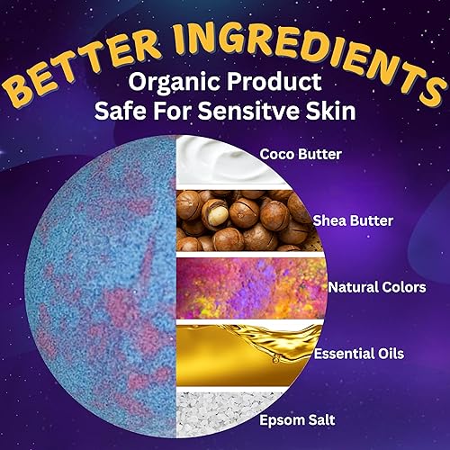 Miniatura 5 de Juego de bombas de baño de 6 piezas Space Traveler