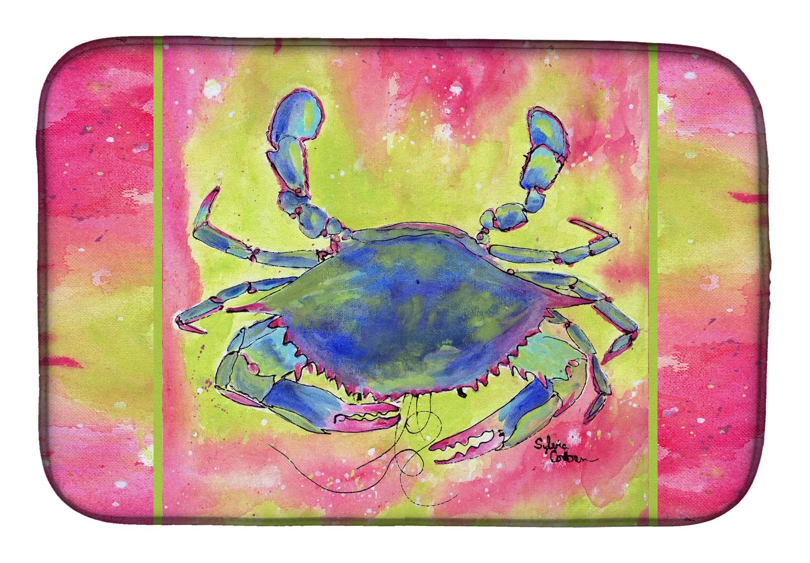 Tapis de séchage pour vaisselle absorbant grand format 35x53cm imprimé