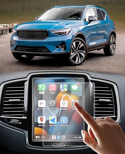 2 protectores de pantalla Volvo para Volvo XC40 XC60 2018-2024S60 S90 V60 19-24XC90 16-24V90 17-24,8.7 pulgadas Protector de pantalla táctil de