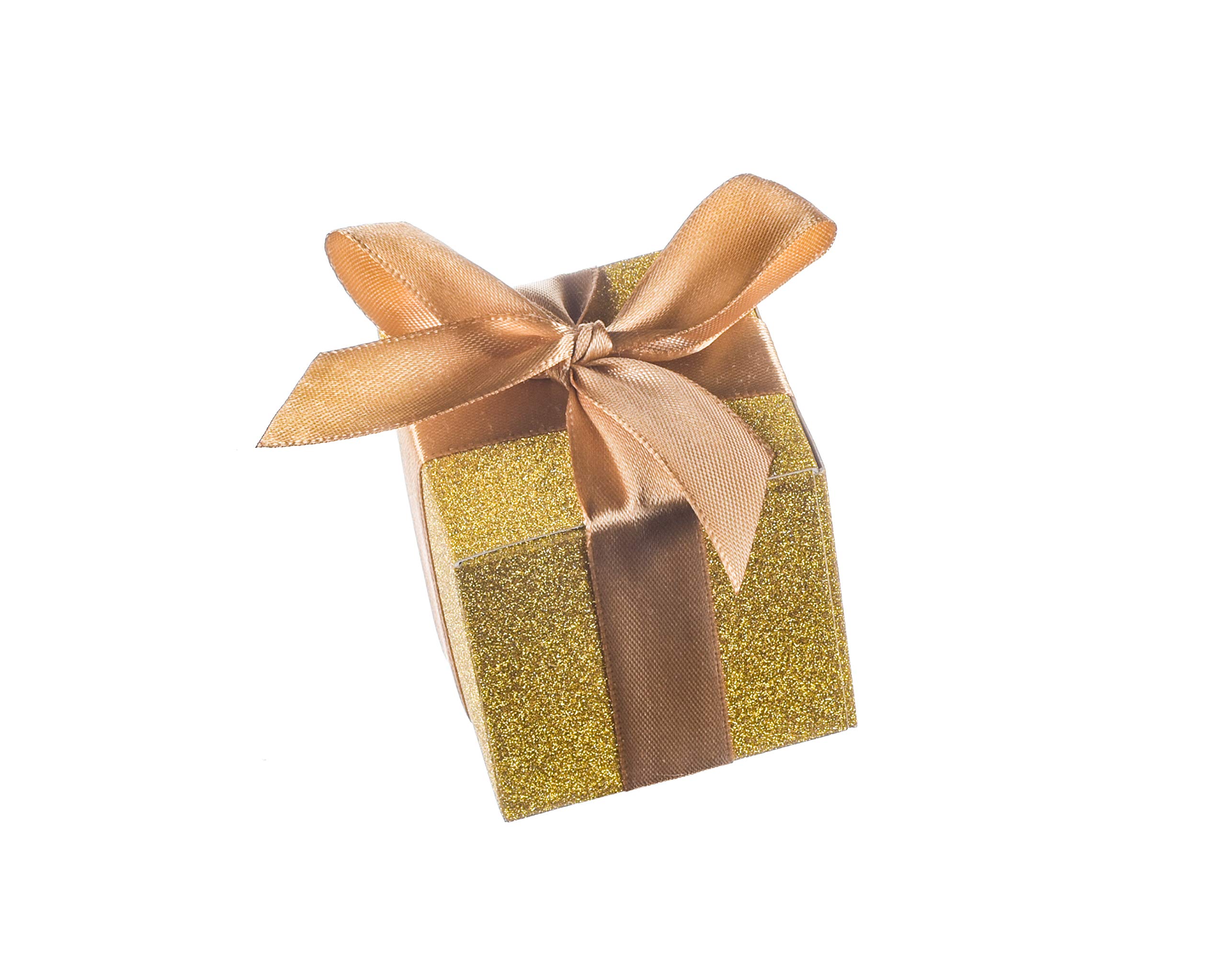 Artisano DesignsAll That Glitters Gold Square (24 Pack) Treat Gift Favor Box