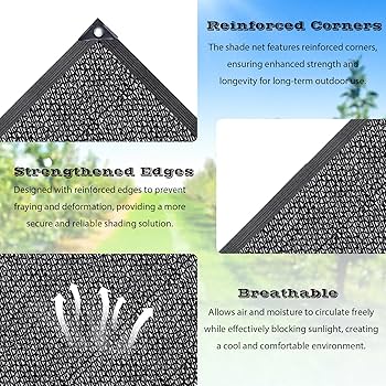 Amazon.com : Joepen Black Shade Cloth with Grommets