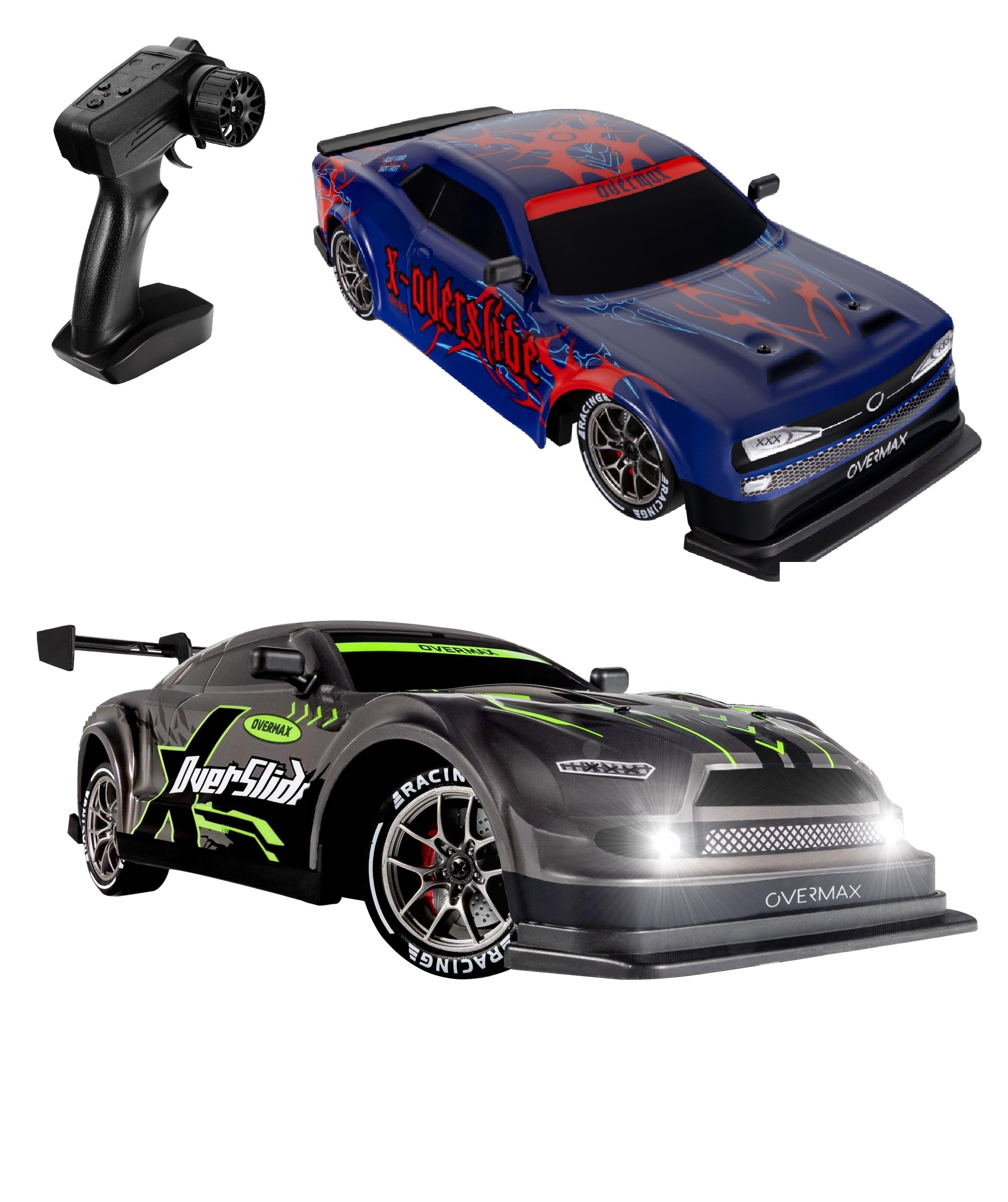 Coche Teledirigido De Drift ACAMMZAR 1:24, 20 Km/h Con Tracción 4WD, Luces LED, Dos Baterías Y Control 2.4GHz, Ideal Para Niños Y Adultos