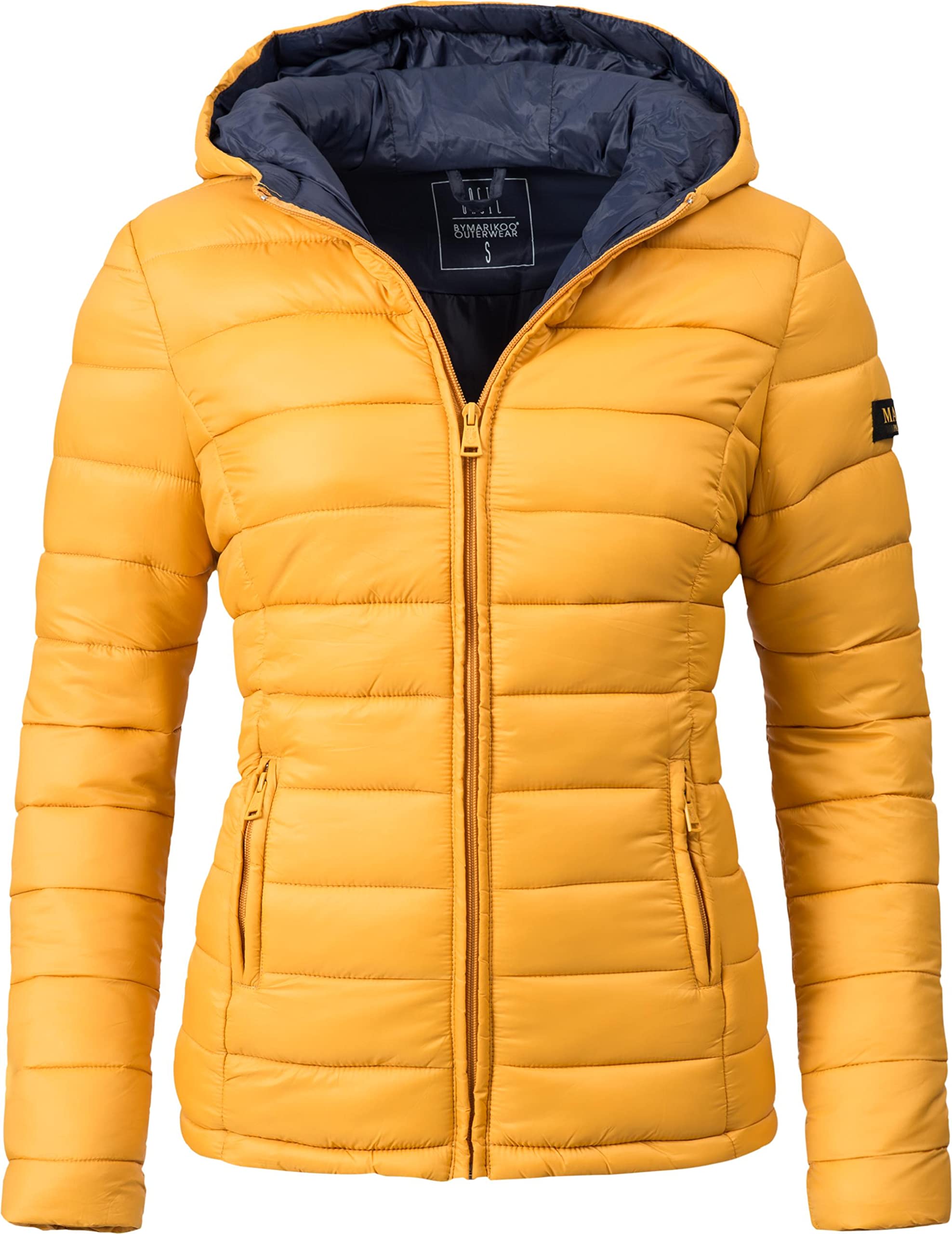 MARIKOO Steppjacke Luci, gelb, Größe XL (42)