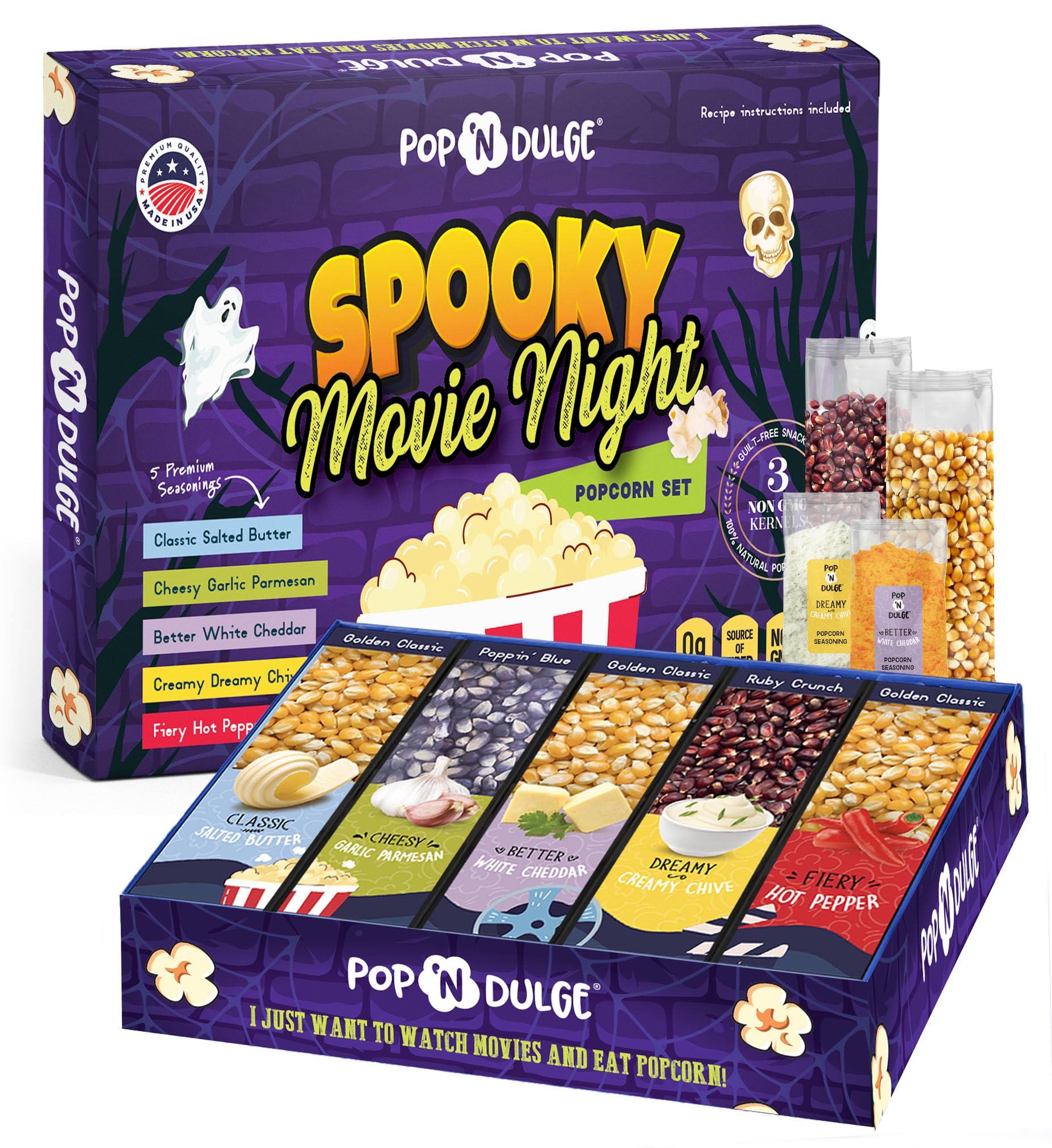 Halloween Gifts for Teen Boys: 15+ Cool Picks 16 Halloween Movie Night Popcorn Gift Set