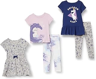 Disney | Marvel | Star Wars | Frozen | Princess Girls and Toddlers' Mix-and-Match Outfit Sets, Multipacks