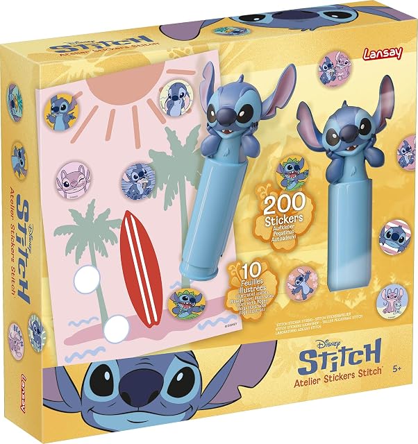 Foto 2 de 3 de Lansay - Disney Stitch Stickers Fun - Taller Creativo - Desde 5 Años