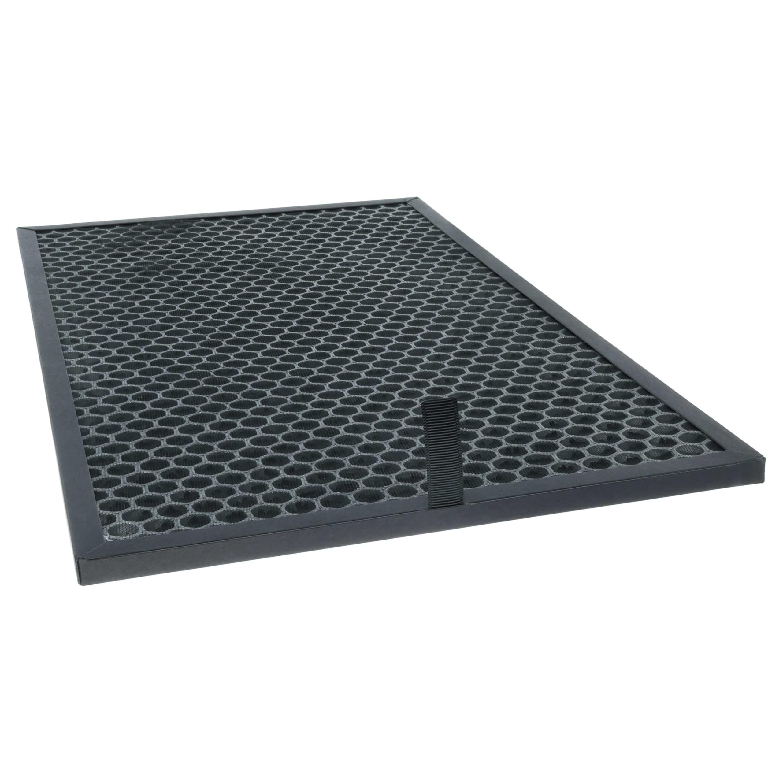 vhbw 5x wymienny filtr z węglem aktywnym do Sharp FZ-C150DFU, FZ-C100DFE, FZ-C100DFU, FZ-C150DFE do oczyszczacza powietrza, czarny