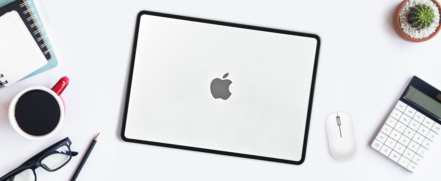 BlueSwan MacBook Air 13 Zoll Hülle - Hartschale Mit TPU-Kantenschutz Für M4/M3/M2