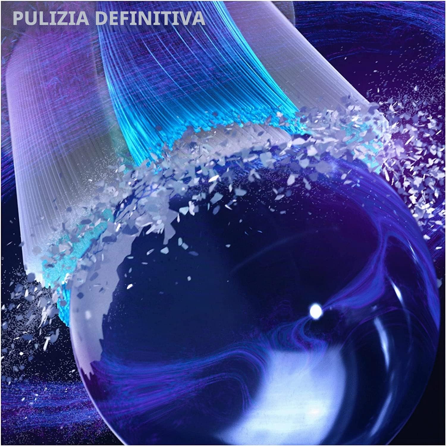 Oral-B Testine di Ricambio iO Ultimate Clean, Bianche, 6 Ricambi - 6 Testine di Ricambio per Spazzolino Elettrico, Rotonde Originali, Rimozione Profonda Della Piastra Batterica
