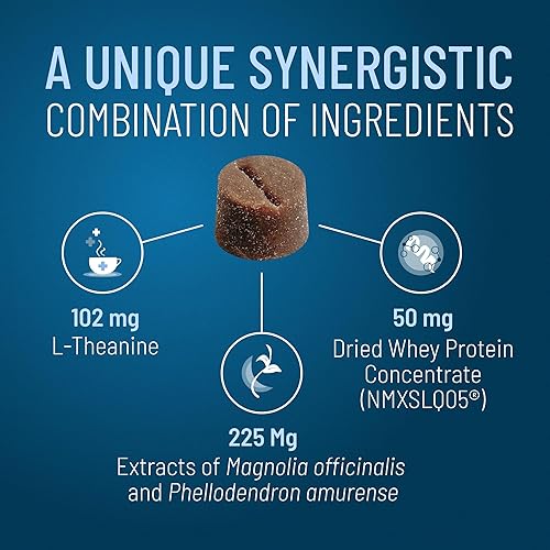 Miniatura 4 de Nutramax Solliquin - Suplemento calmante para la salud conductual para perros grandes, con L-teanina, magnoliafelodendro y concentrado de proteína