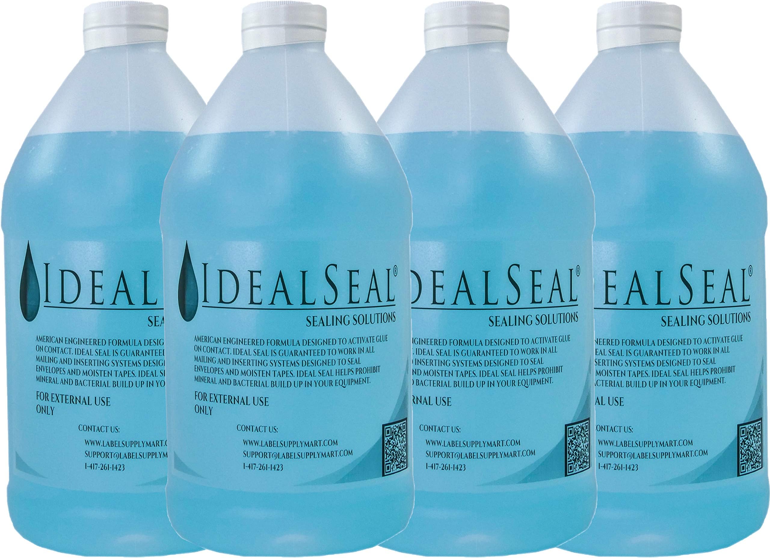 Compatible Replacement for PB E-Z Seal Item #608-0 4 Half Gallons of Sealing Solution DM Series Mailing Systems