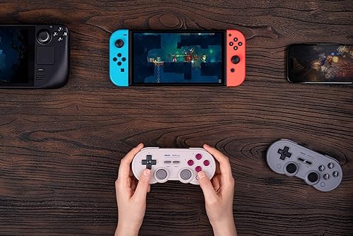 Miniatura 8 de 8Bitdo Sn30 Pro Wireless Bluetooth Controller, Hall Effect Joystick Update, Retro Gamepad for SwitchSwitch 2, PC, Steam Deck, Android, Raspberry PI,