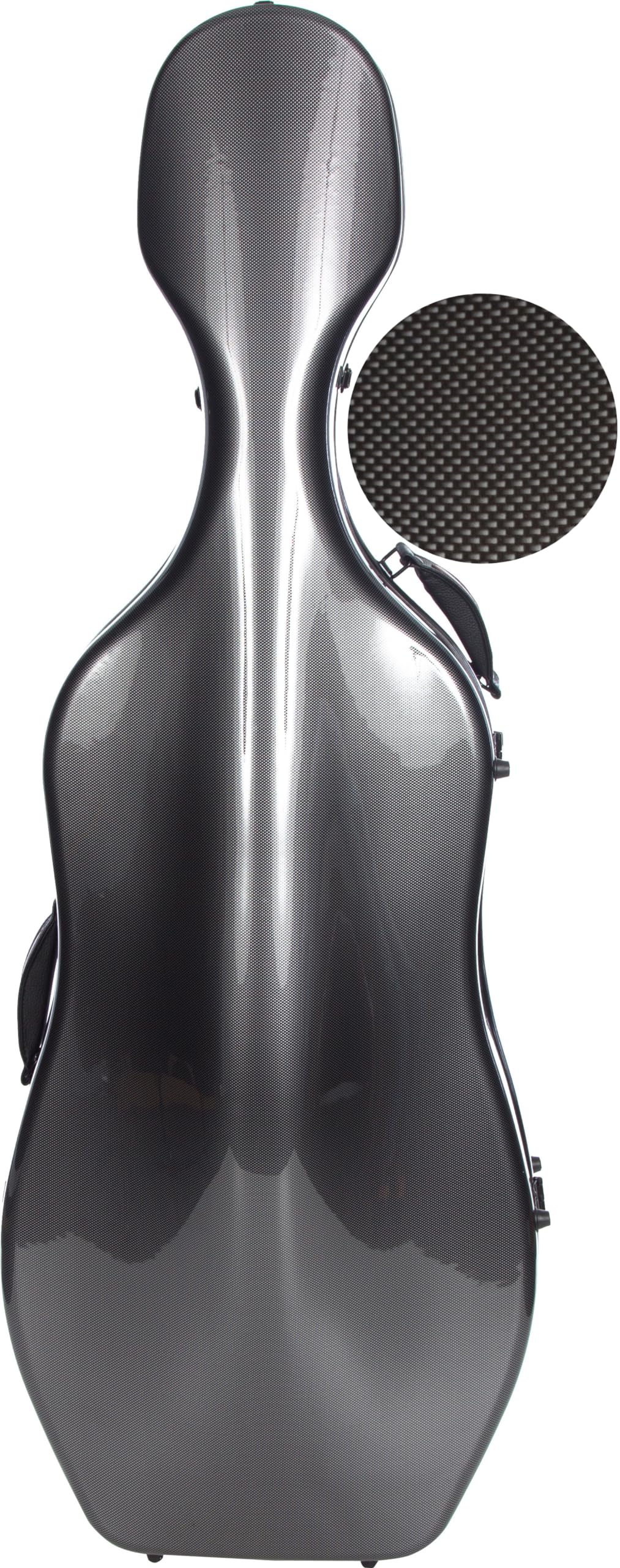 Futerał wiolonczelowy Fiberglass 4/4 Ultra Light point czarny M-case