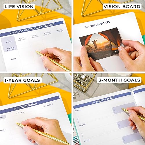 Miniatura 5 de Clever Fox Planner PRO 2 edición  Agenda semanal sin fecha para establecer objetivos, tareas y gestión del tiempo  Organizador de vida con listas de