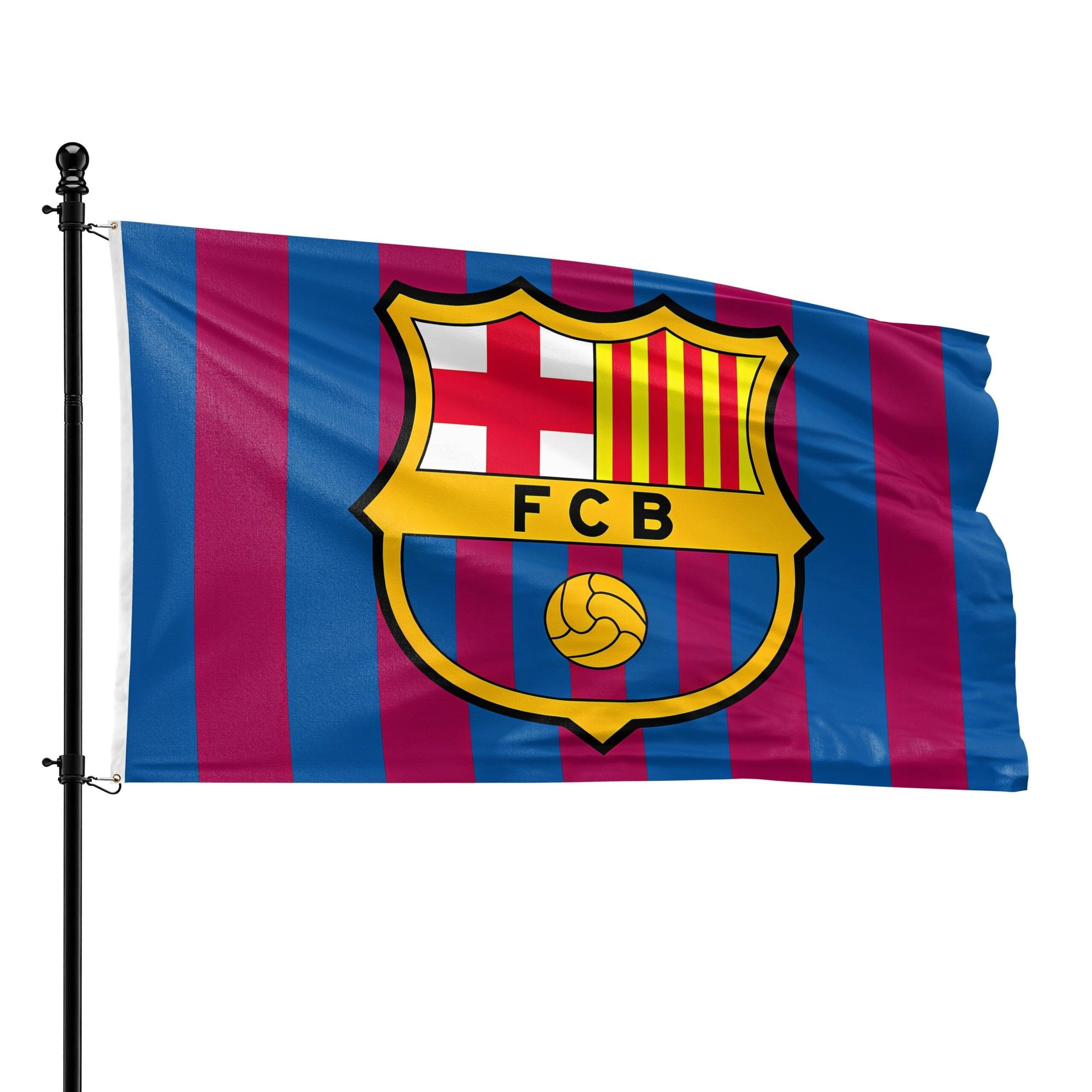 Drapeau FC Barcelone - 90 x 150 cm.