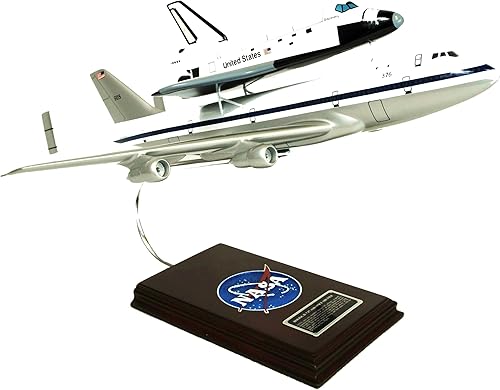 Mastercraft Collection Boeing NASA B747 Airliner wSpace Shuttle Piggy Back Avión Modelo Escala 1144