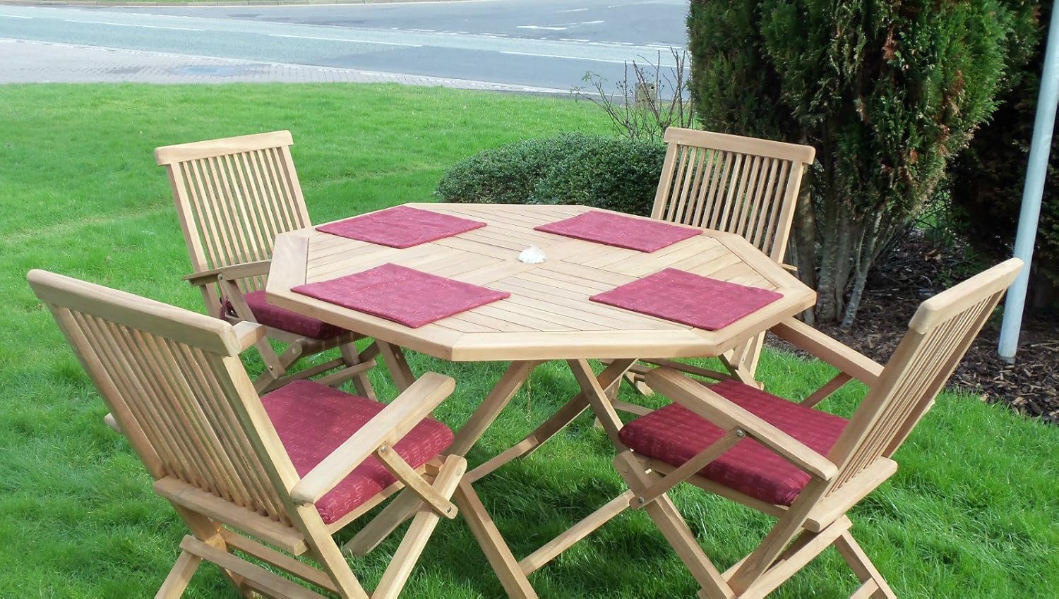 PATIO TABLE AND 4 CHAIRS WITH CUSHIONS Everything Else