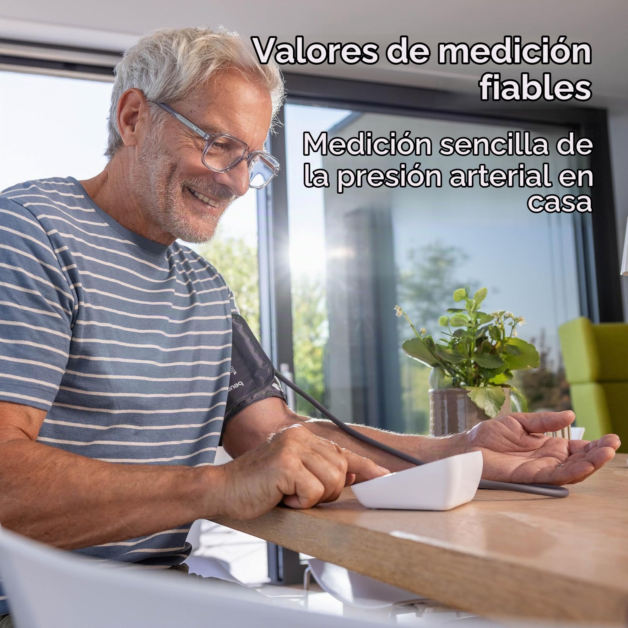 Beurer BM27 Tensiómetro de Brazo, Blanco, Indicador OMS, Detección de Arritmia + PO 30 Pulsioxímetro, medición saturación de oxígeno (SpO2) y frecuencia cardíaca