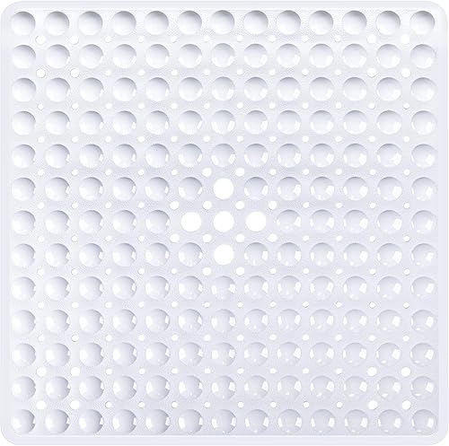 Miniatura 24 de Tapete extralargo para bañera antideslizante, azul marino claro suave para bañera de 40 x 16 pulgadas tamaño completo, tapetes largos para piso de