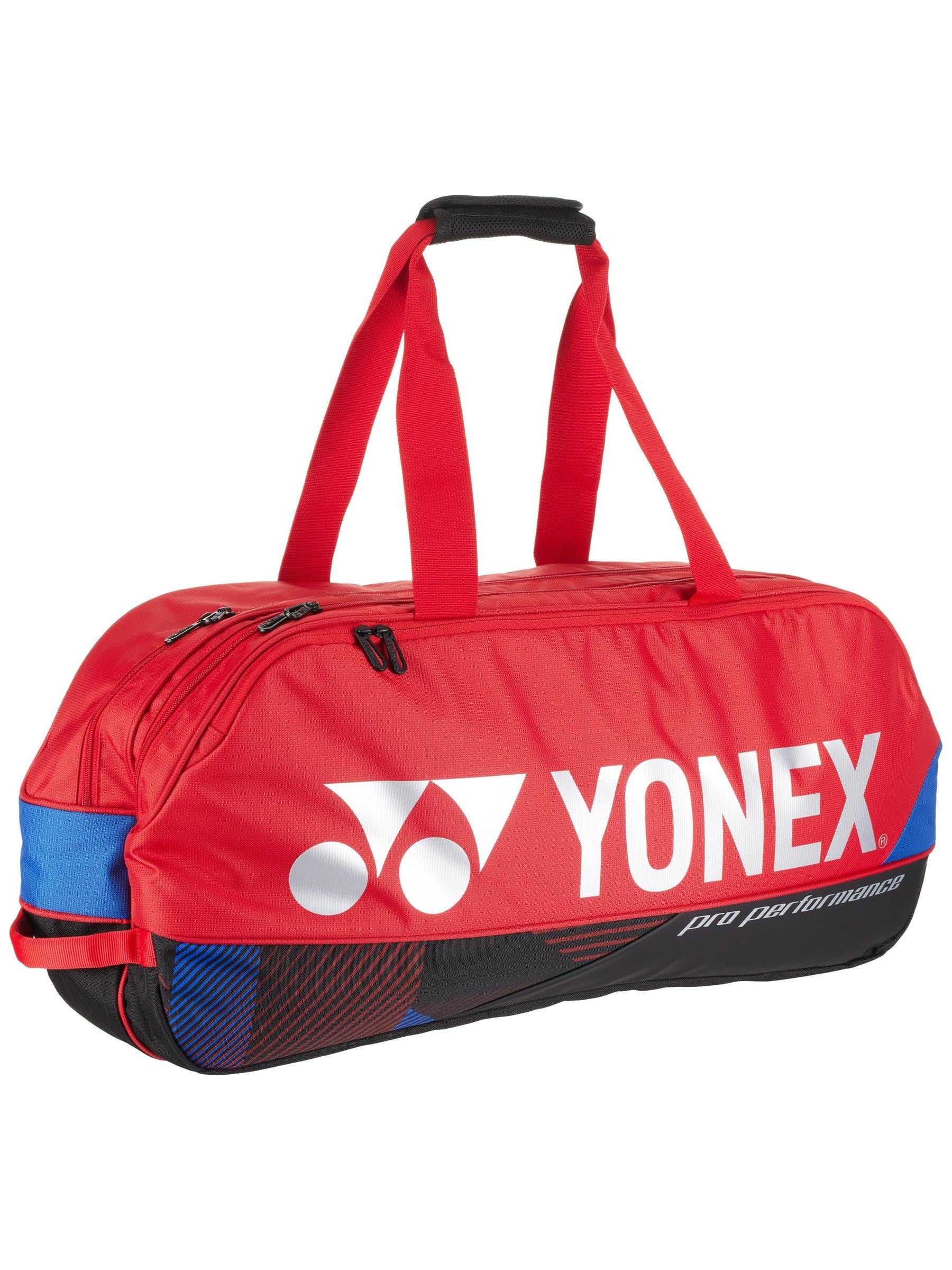 YONEX pro performance バッグ レッド/ブラック ヨネックス ラケットバッグ レッド ブラック - メルカリ