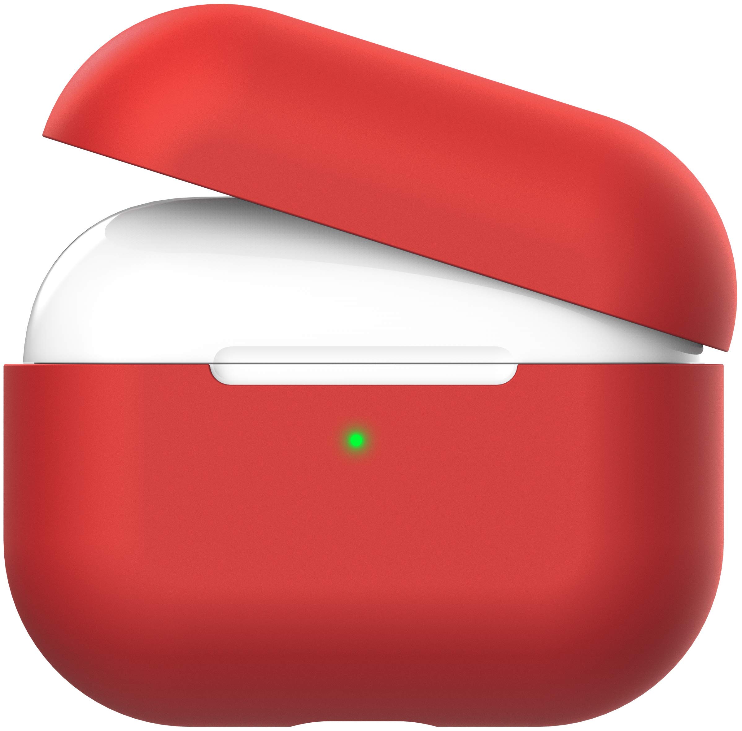 Proof LabsAirPods Pro Case Cover Protective Silicone (Lid Improved) (Red)