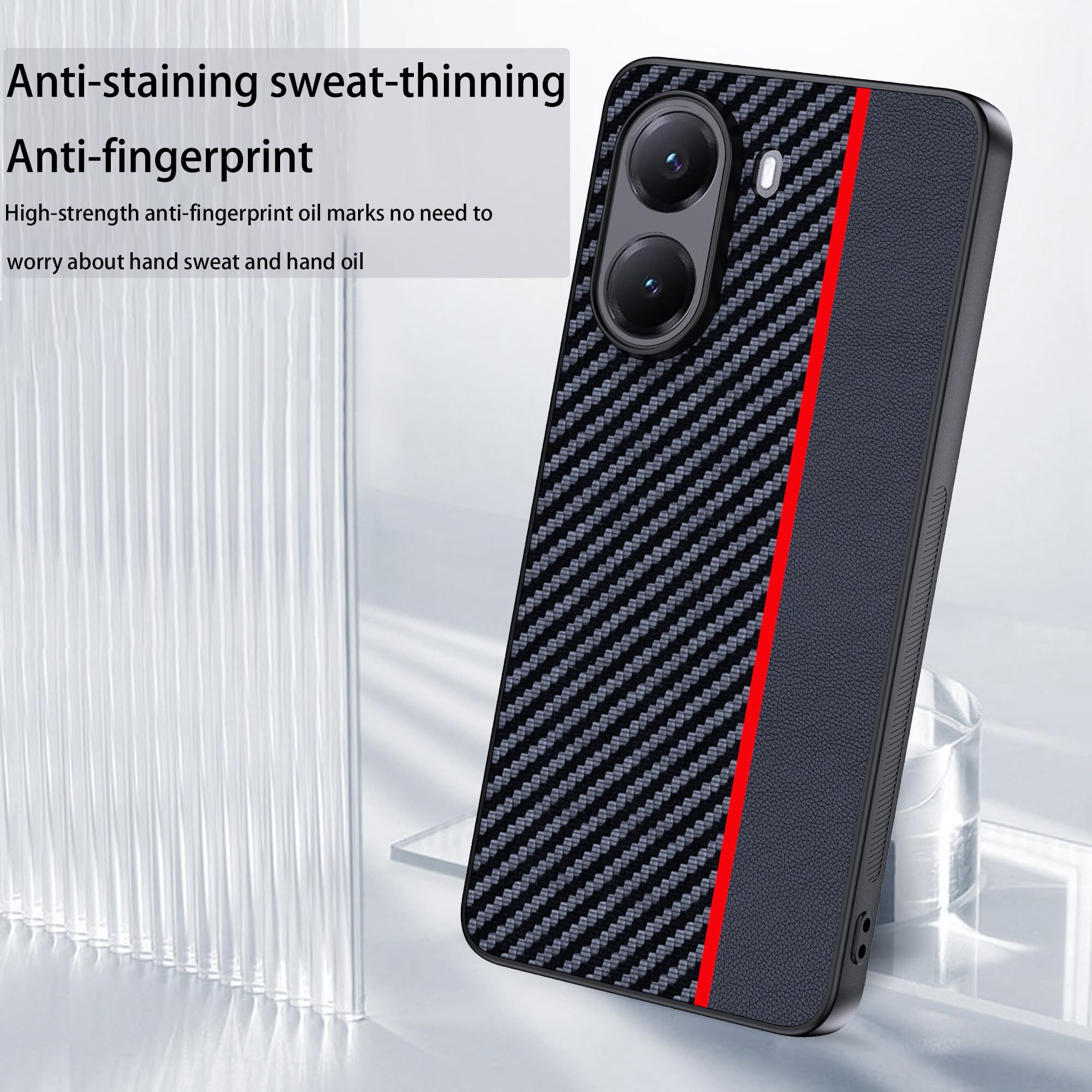 Loyhee Cover per Xiaomi Poco X7 Pro 5G (6.67), Custodia con Scorrevole Fotocamera Proteggi Supporto di Anello Rotante Hard PC Back Cover e TPU Bumper AntiGraffio Antiurto Case - Nero