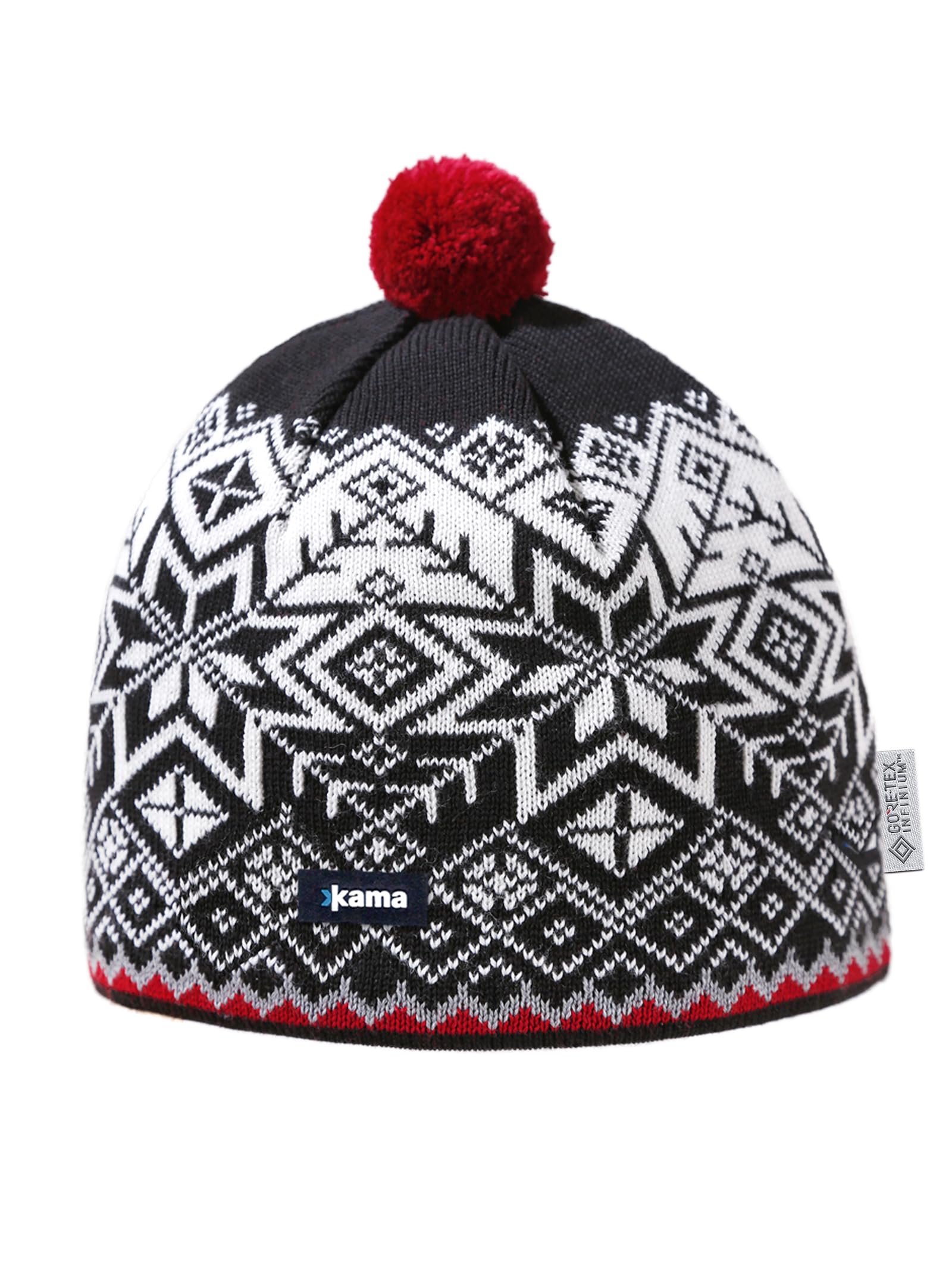 kama Strickmütze Merino AW41 Herren aus Feinster Merinowolle mit Gore - Windstopper Membran I Hergestellt in EU