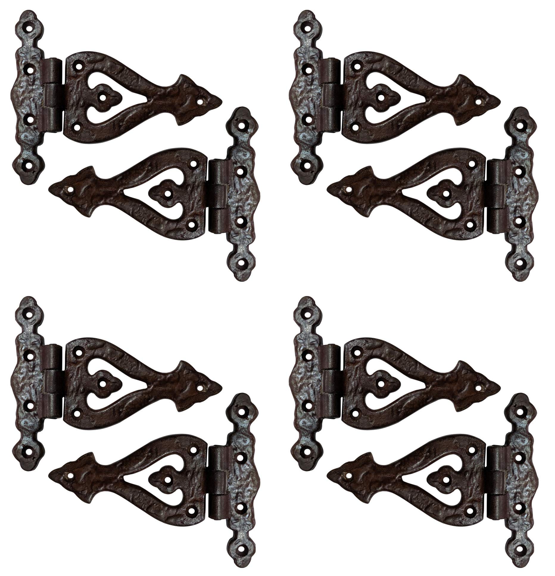 Adonai Hardware Alleluia Antique Cast Iron Vintage T Hinges (5.3 Inch x 8 Pack, Oil Rubbed Bronze Waxed) for Barn Doors, Gates, Kitchen Cabinets, Sheds, Windows, Wooden Box, Furniture and Trunks (B08QV9WGL4) Amazon Price History, Amazon Price Tracker