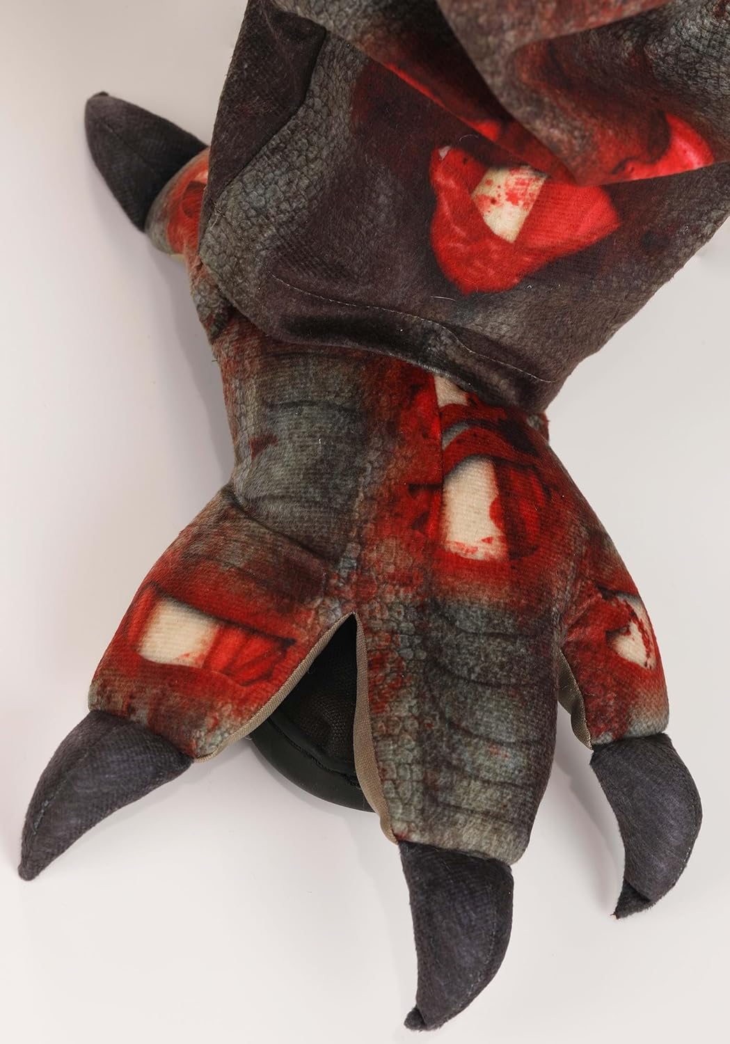 Kid's Zombie Dinosaur T-Rex Costume | Scary Jurassic Jumpsuit with Tail & Headpiece for Halloween Dress-Up - Image 7