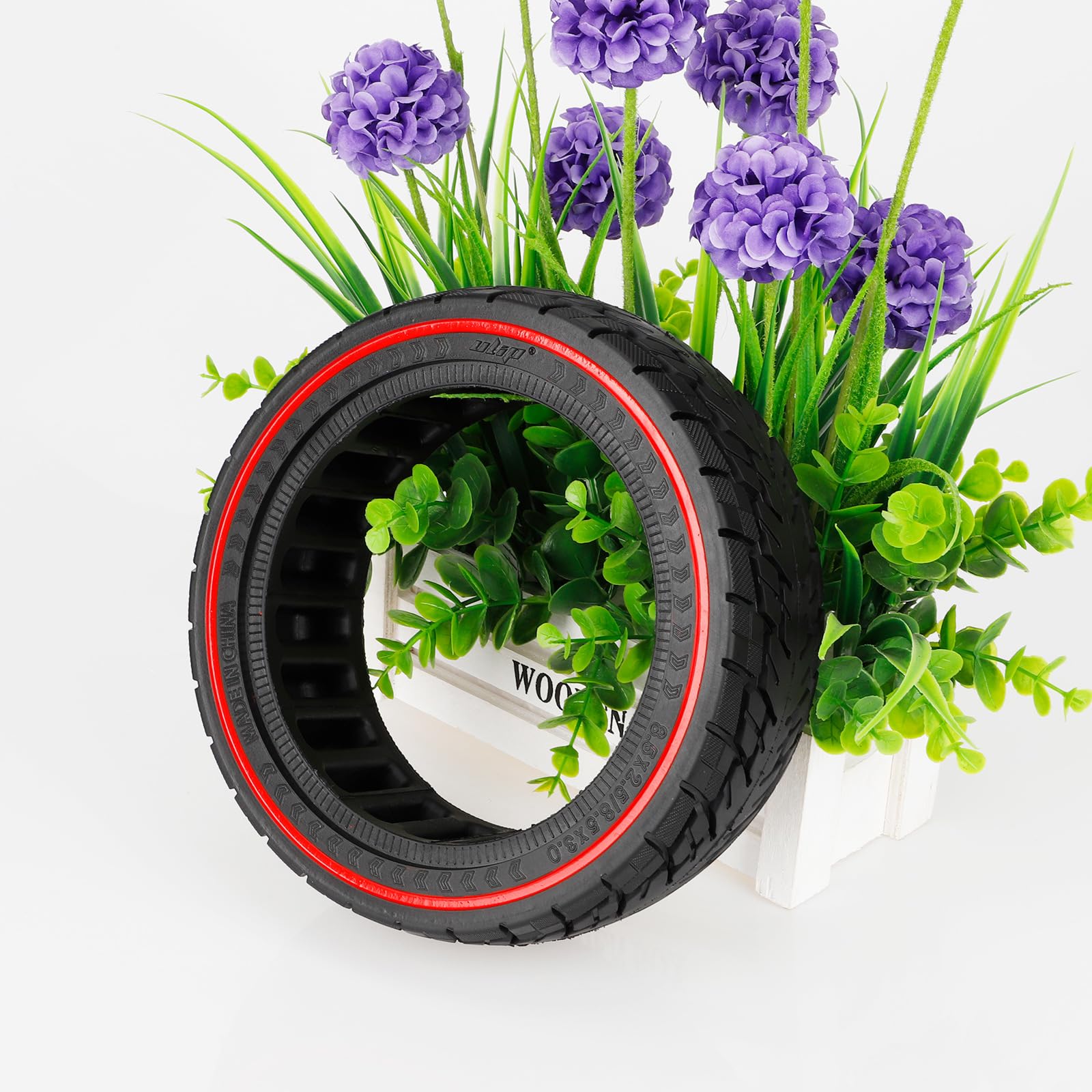 TREFAN Neumático sólido todoterreno 8,5 x 2,5/8,5 x 3 para Dualtron Mini Motor/Speedway Leger scooters ruedas de repuesto con (1 unidad)