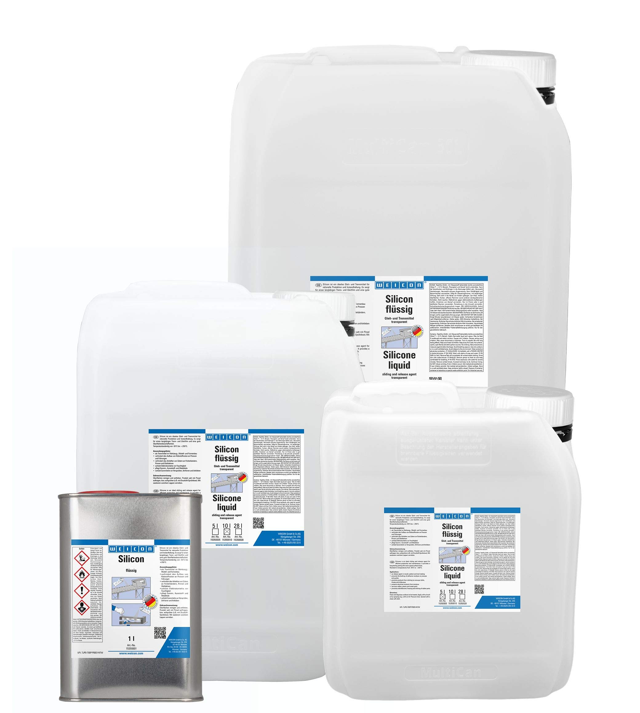 WEICON Silicon 5 L | Gleit- und Trennmittel