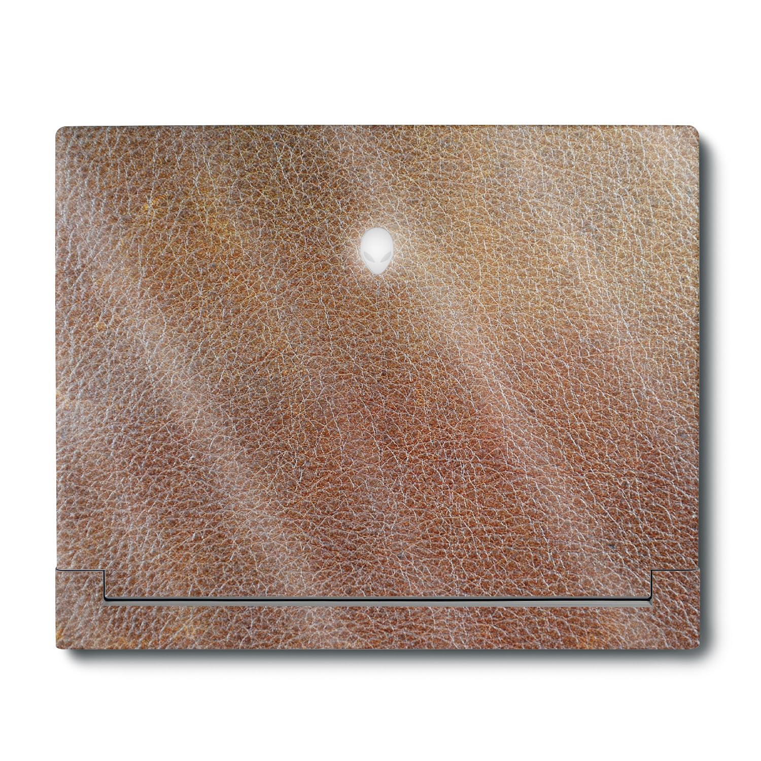 MightySkins Glossy Glitter Skin Compatible With Alienware X16 R1 (2023) Full Wrap Kit - Brown Pleather | Protective, Durable High-Gloss Glitter Finish | Easy To Apply &amp; Change Styles | Made in the USA