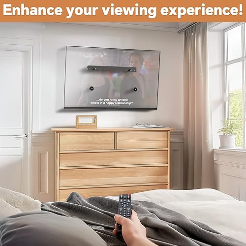 Miniatura 2 de Soporte de pared para TV sin tachuelas para paneles de yeso, sin colgadores de 12 a 55 pulgadas, soporte de TV sin taladro, VESA Max 400 x 400,