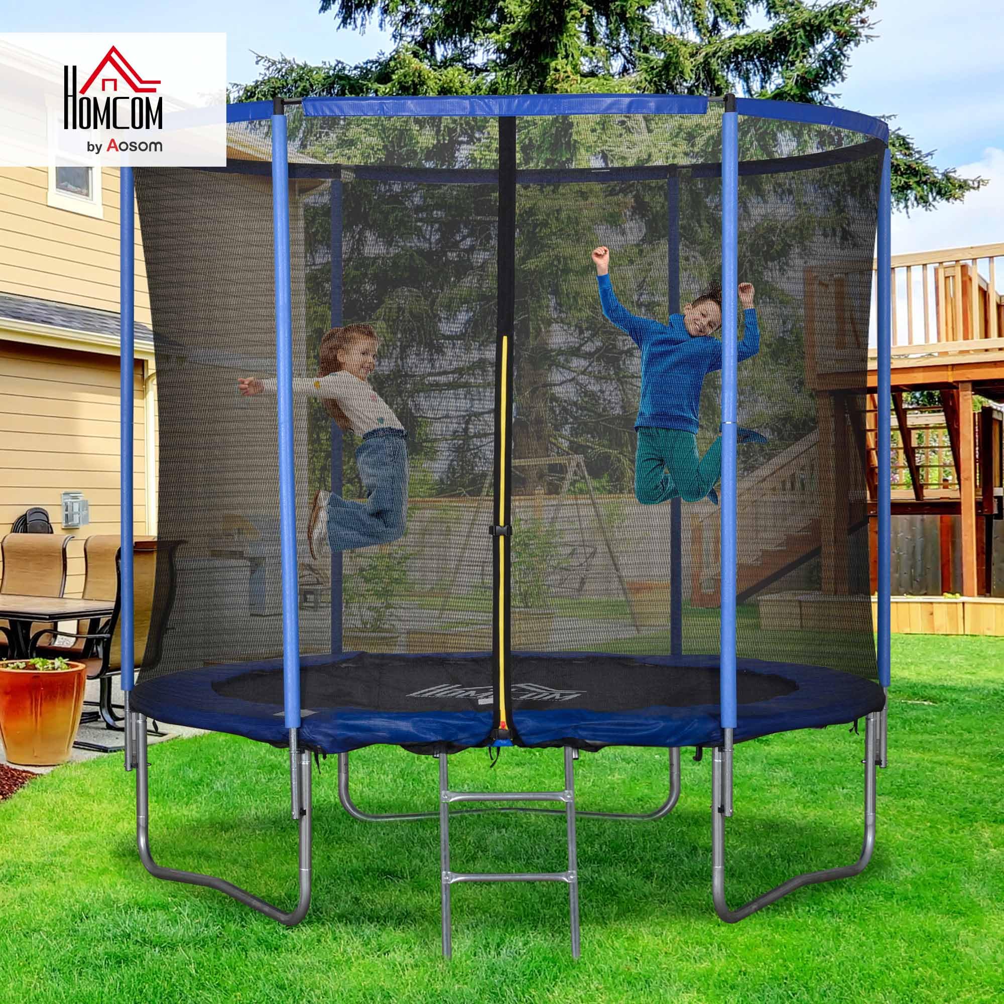 HOMCOM Trampolino Elastico da Esterno, Tappeto Elastico per
