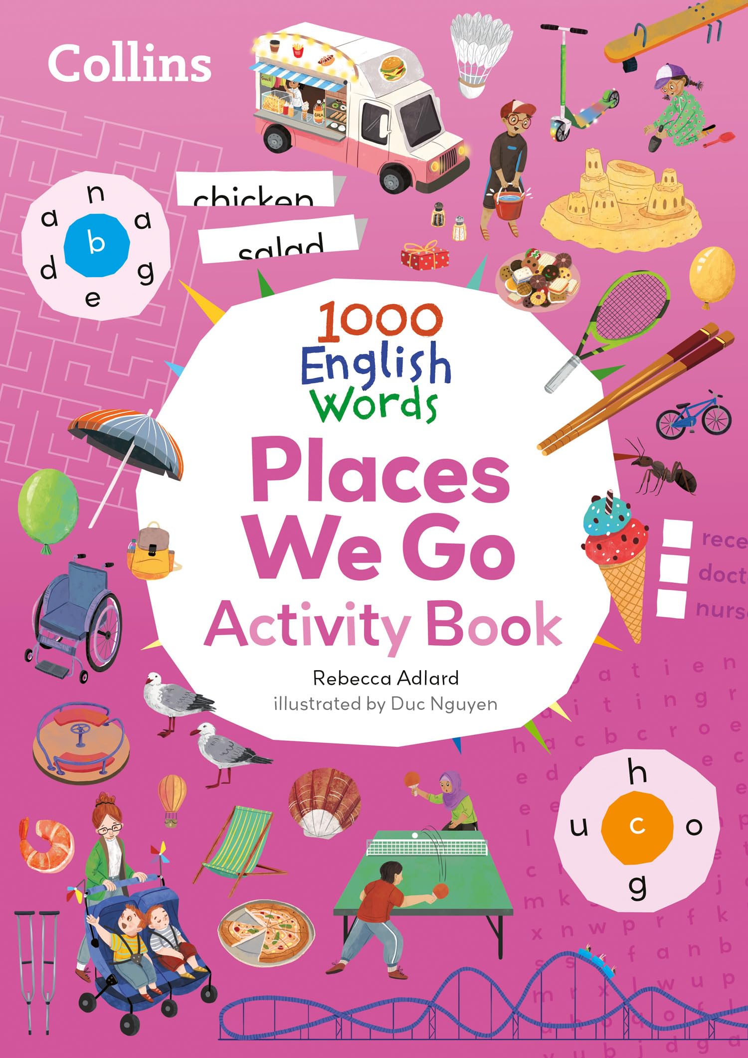 Collins 1000 English Words Activity Book: Places we go by  Co... - 9780008756376