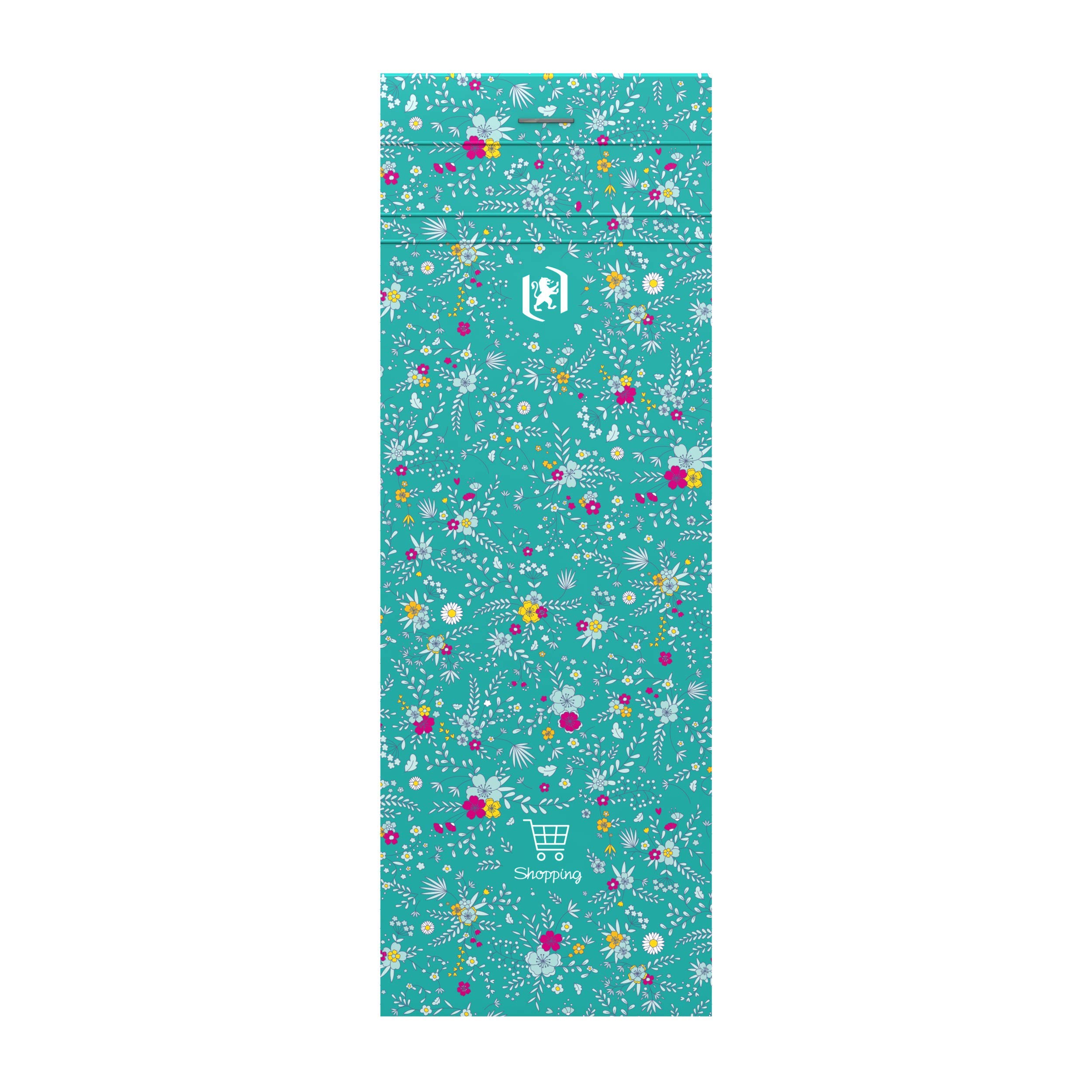 Oxford 400111054 Forme Floral Shopping Planner Pack of 10 Lined Pads with 80 Sheets Each in 3 Colours, 3 Farben soriert, 74x210 mm - Image 4