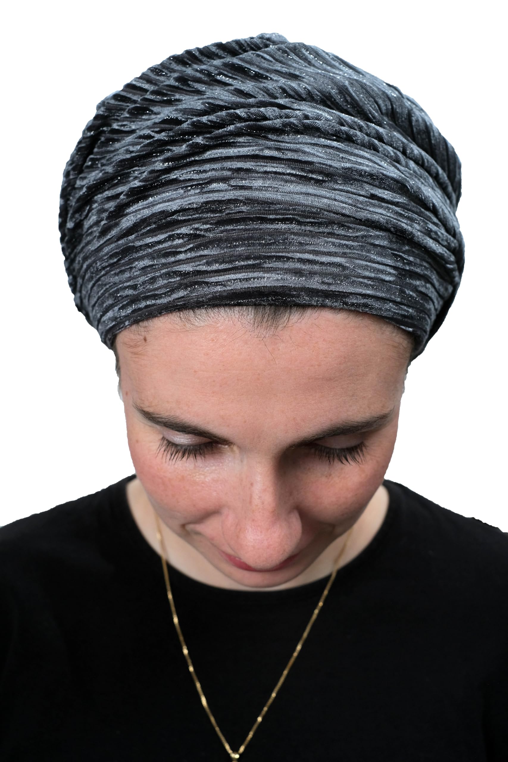 Ermandina Jewish Head Covering for Women Velvet Beret Tichel  display picture 1