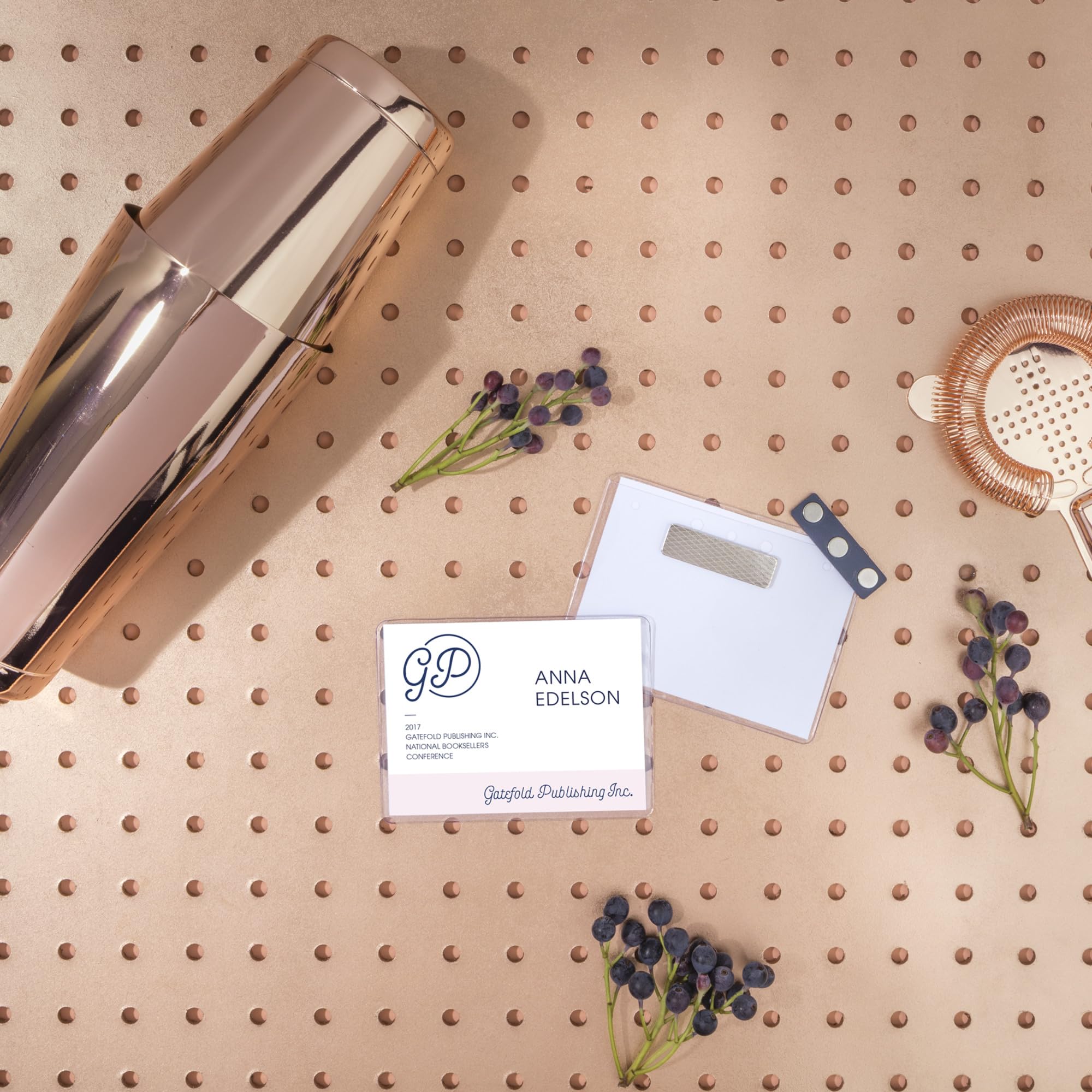 Avery Customizable Name Badges, Magnet Style, 3" x 4", Clear Name Tag Holders, White Laser/Inkjet Printable Inserts, 48 Total (8781) - Image 5