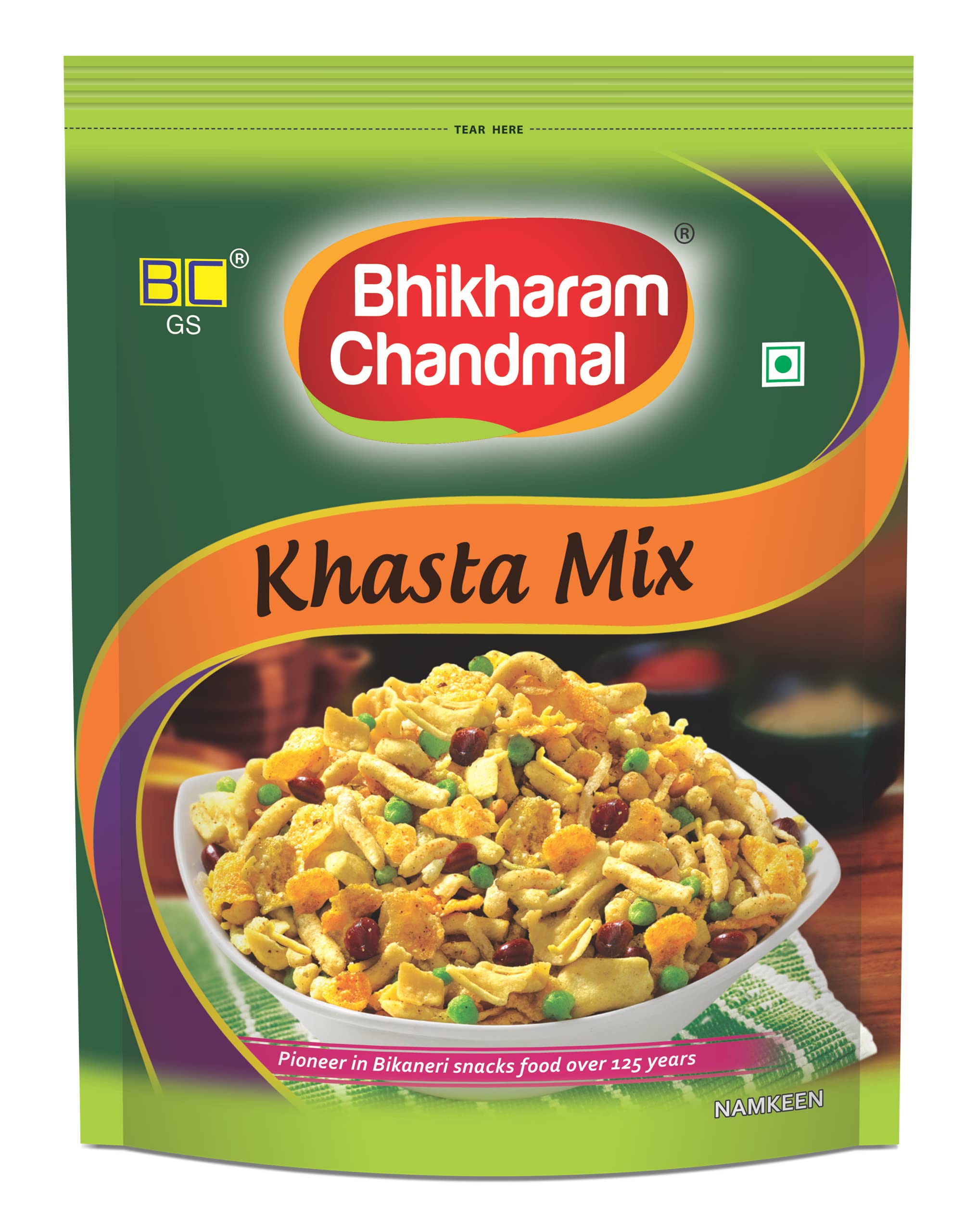 Bhikharam Chandmal Khasta Mix 400g I Anytime Light Weight Snack I Indian Namkeen