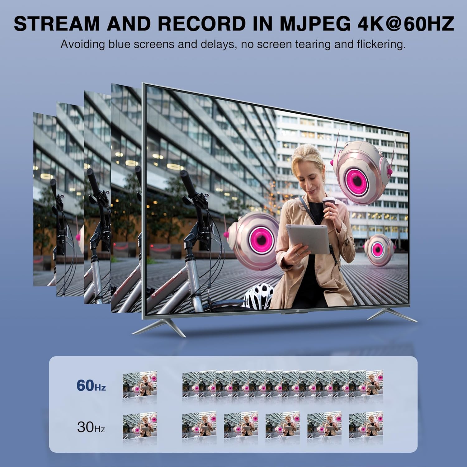 HDMI Video Capture Card 4K 60Hz Output, HDMI to USB 3.0 A and USB C Capture Card for Camera/Xbox/PS5/4/PC/OBS/Switch 2