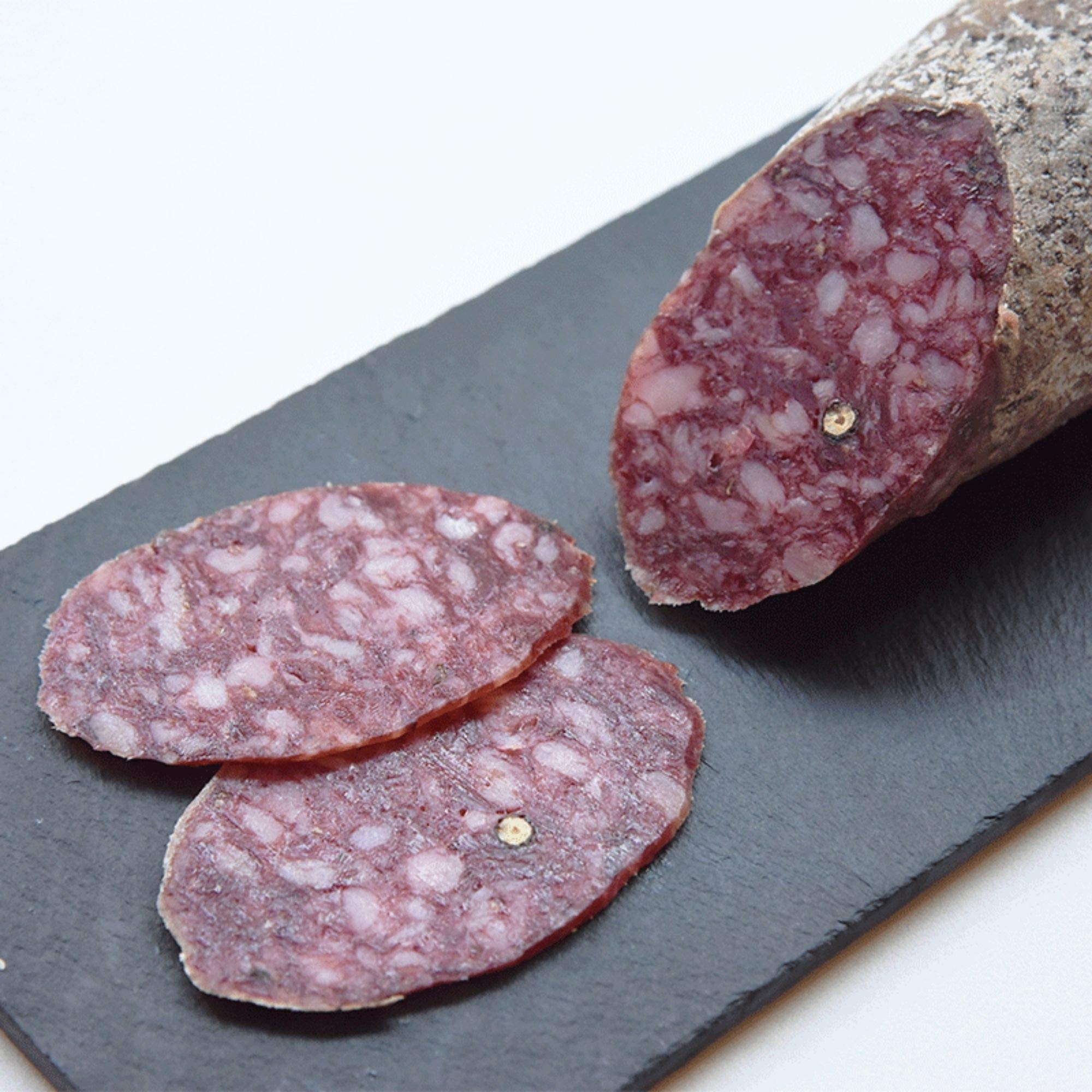 Chorizo y Salchichón Ibérico de Bellota Leoncio - Salchichón Ibérico de Bellota Leoncio 650 gr - Media Barra de Chorizo Leoncio