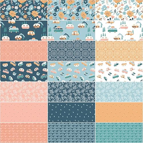 Miniatura 2 de Dani Mogstad Live, Love, Glamp 21 Fat Quarters Riley Blake Designs FQ-13500-21
