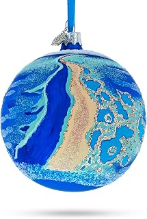 Great Barrier Reef, Australia Glass Ball Christmas Ornament 4 Inches