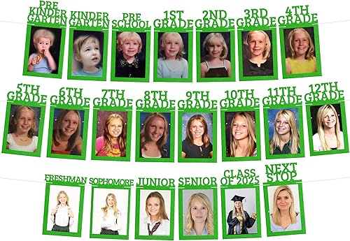 Miniatura 1 de KatchOn, Cartel de fotos de graduación K-12  grande, 10 pies  Cartel de imagen de graduación, decoraciones de graduación clase de 2024  Cartel de