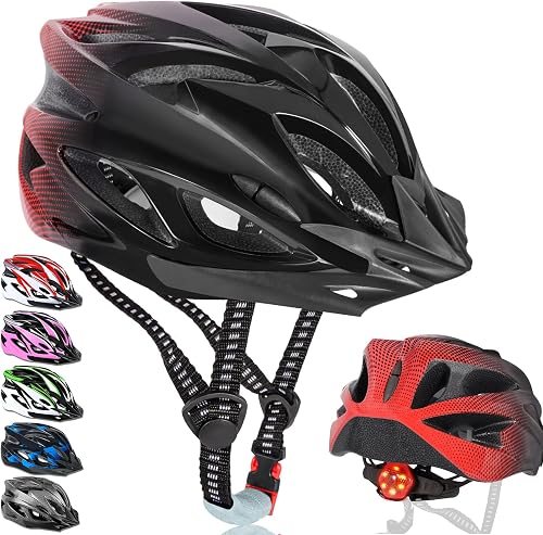 Casque de Vélo pour Adultes Unisexe avec Éclairage LED 3 Mo NXPZ