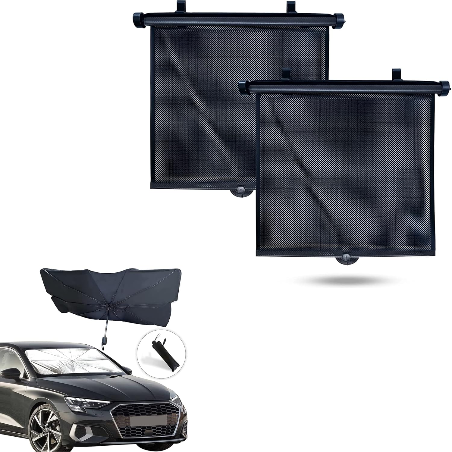 EcoNour Car Windshield Sunshade + Side Window Sunshade