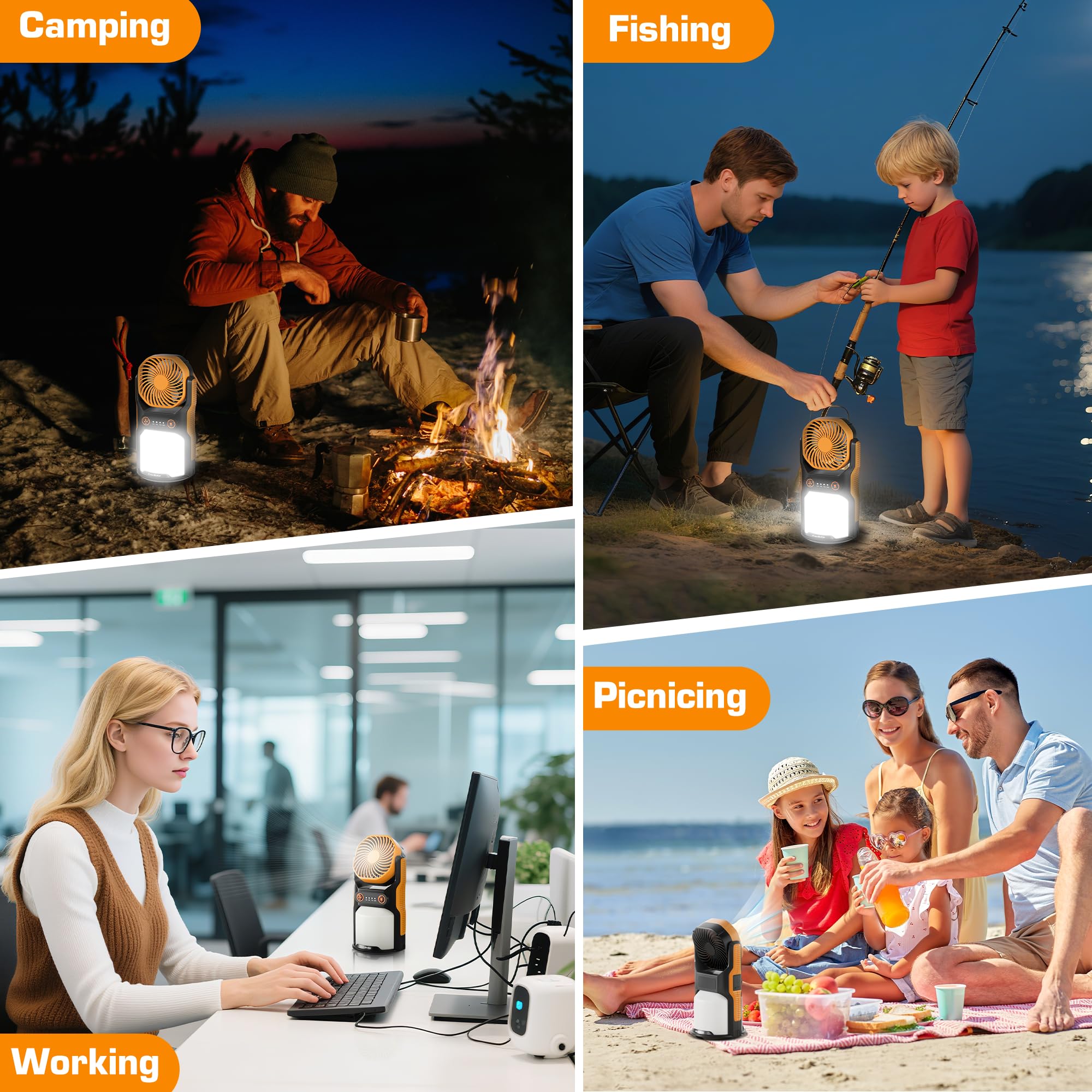 Amazon.com: EverBrite 2-in-1 Camping Lantern with Fan, 1000LM