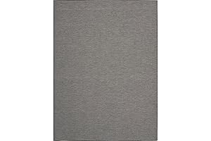 Nourison Positano Indoor/Outdoor Charcoal 11x14 Area Rug