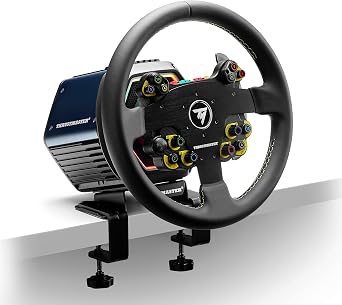 Thrustmaster EVO Racing 32R leather, round leather covered bagel and removable hub for PC and consoles