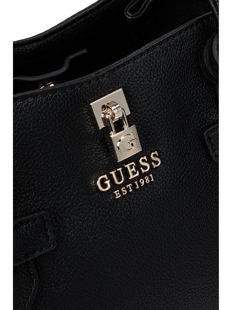 Black GUESS Yesba Girlfriend Shoulder Satchel